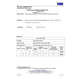 Örngott 53*63 cm, brandsäker, vit